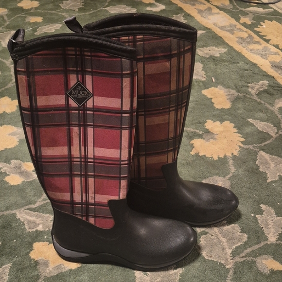Muck Boots Shoes - Muck Plaid Rain Boots